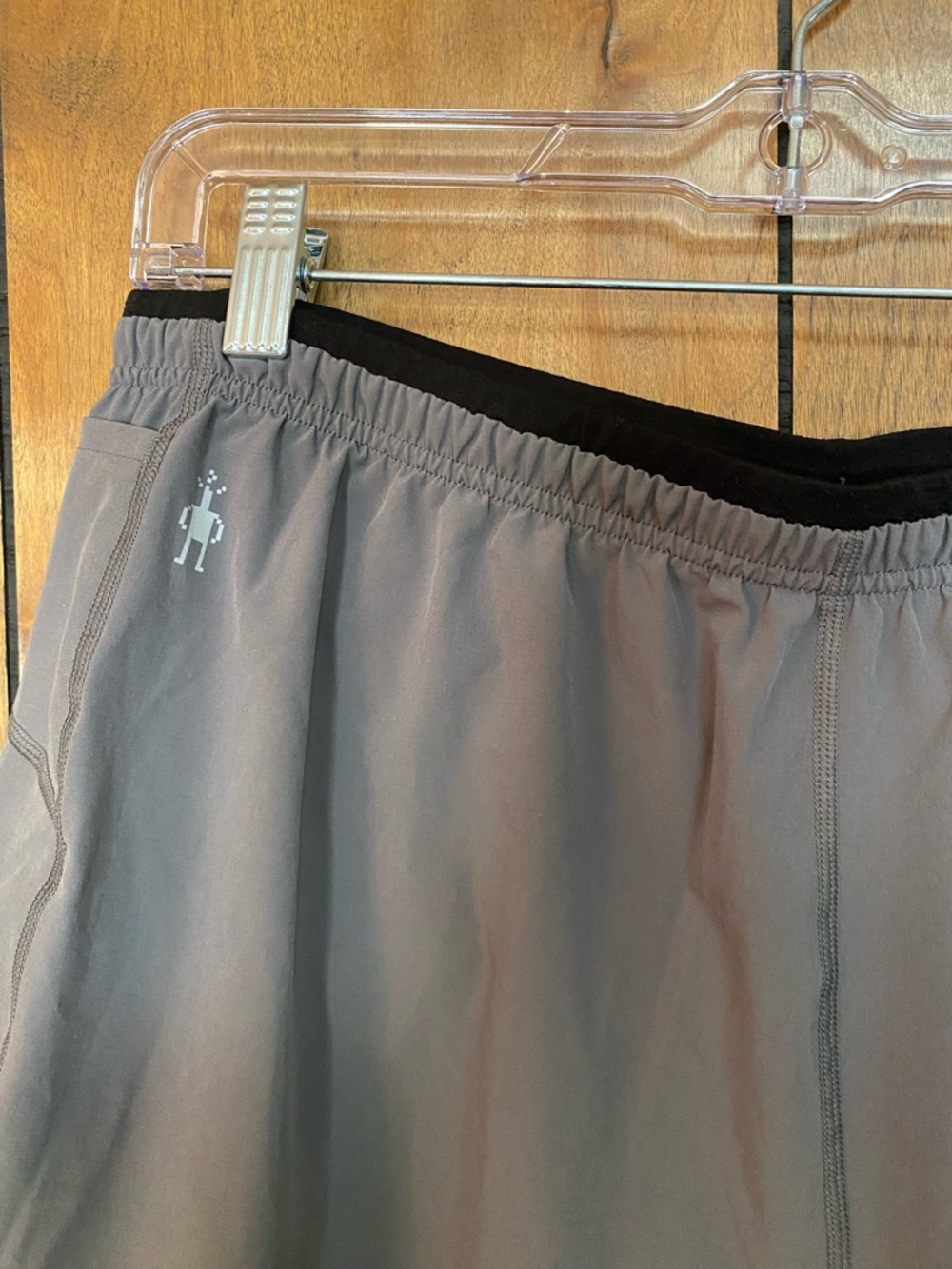 Smartwool Men's Gray Athletic Shorts - Picture 2 of 7